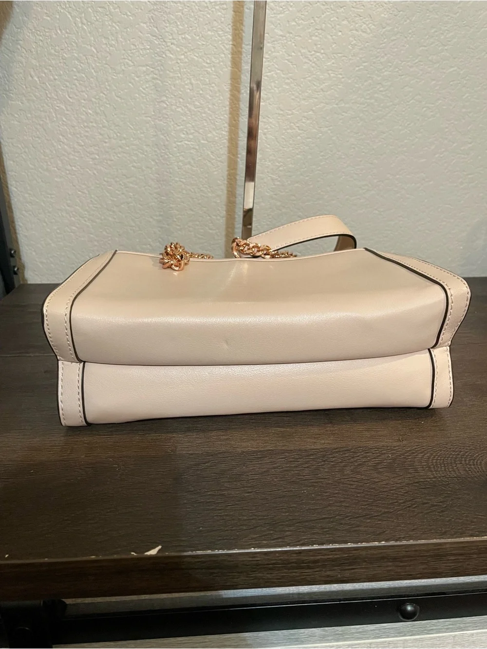 Michael Kors Blush Pink Studded Leather Crossbody - Picture 5 of 7